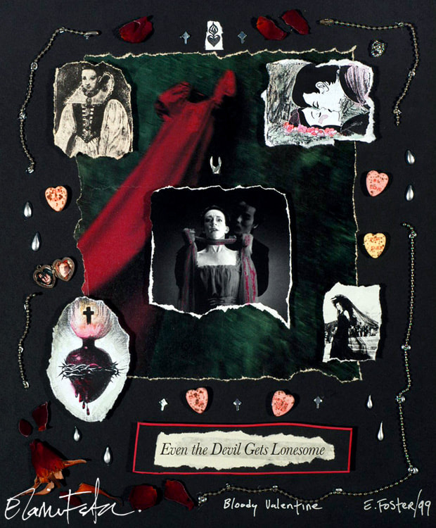 "Bloody Valentine" Mixed Media - Elaine Foster
